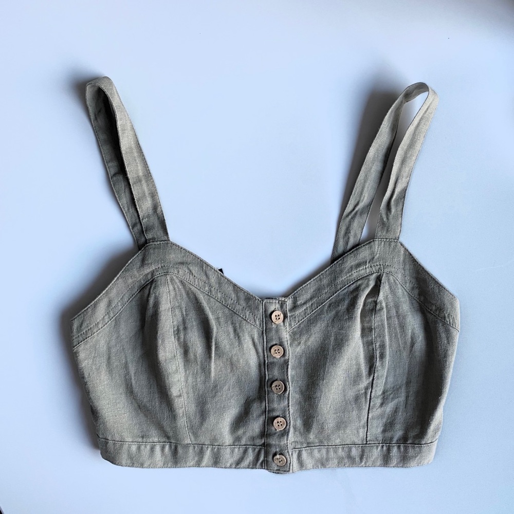 Forever 21 Olive Crop
